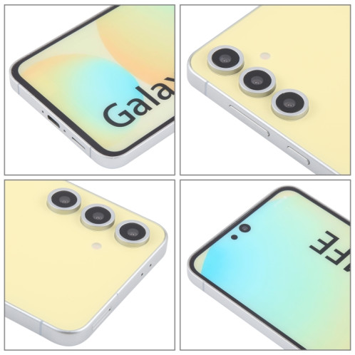 Pour Samsung Galaxy S24 FE 5G Écran couleur factice non fonctionnel Modèle d'affichage factice (jaune) SH724Y288-07