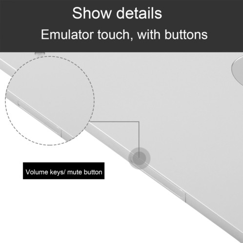 Pour iPad mini 2024, écran noir, modèle d'affichage factice non fonctionnel (blanc) SH726W1009-07