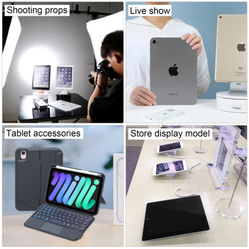 Pour iPad mini 2024, écran noir, modèle d'affichage factice non fonctionnel (violet) SH726P1197-07