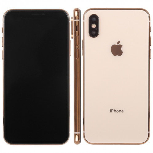 Modèle d'affichage factice factice non fonctionnel à écran noir pour iPhone XS (Or) SH790J1743-06