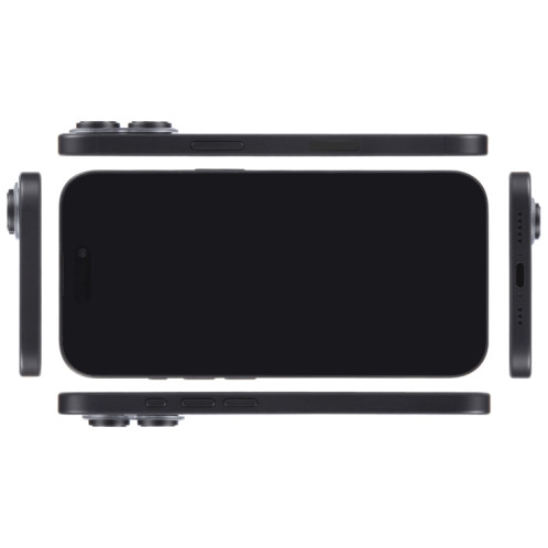Pour iPhone 16, écran noir, faux modèle d'affichage factice non fonctionnel (noir) SH910B1880-07