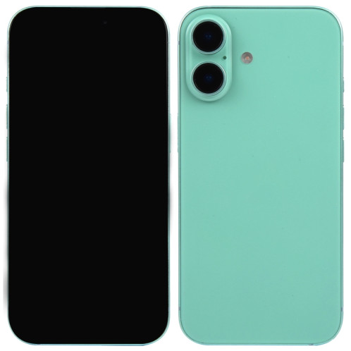 Pour iPhone 16, écran noir, modèle factice non fonctionnel (bleu sarcelle) SH910G66-07
