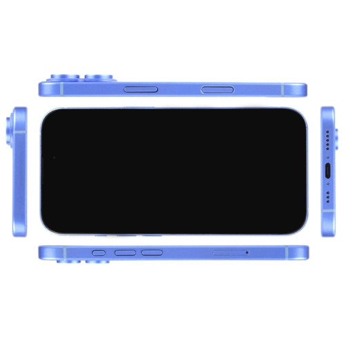 Pour iPhone 16, écran noir, modèle factice non fonctionnel (ultramarine) SH910L162-07
