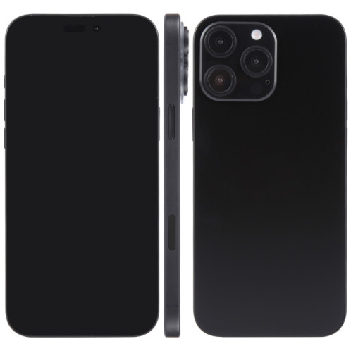 Pour iPhone 16 Pro, écran noir, faux modèle d'affichage factice non fonctionnel (noir) SH912B1389-07