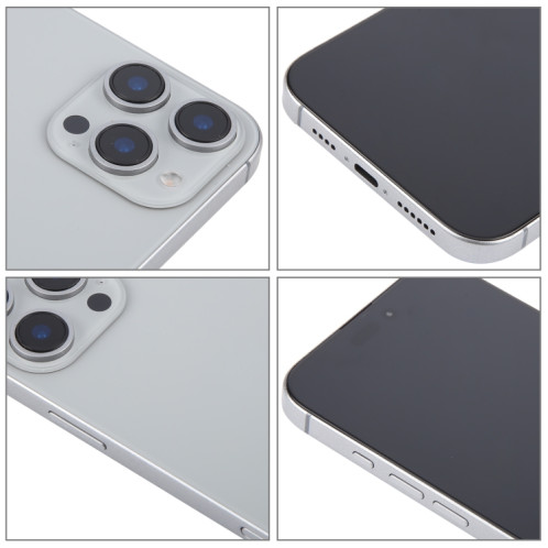 Pour iPhone 16 Pro, écran noir, faux modèle d'affichage factice non fonctionnel (naturel) SH912H802-07