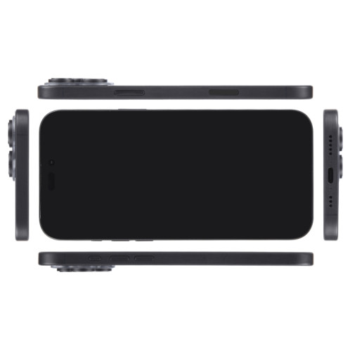 Pour iPhone 16 Pro Max, écran noir, faux modèle d'affichage factice non fonctionnel (noir) SH913B926-07
