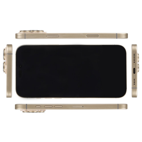 Pour iPhone 16 Pro Max, écran noir, faux modèle d'affichage factice non fonctionnel (désert) SH913J1752-07