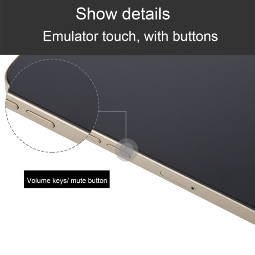 Pour iPhone 16 Pro Max, écran noir, faux modèle d'affichage factice non fonctionnel (désert) SH913J1752-07