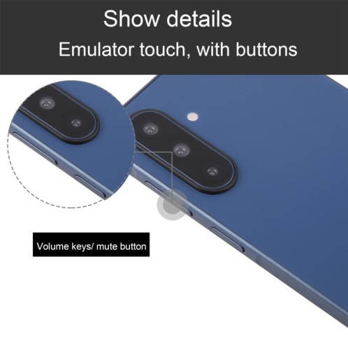 Écran noir pour Samsung Galaxy A17, modèle factice et non fonctionnel (bleu) SH782L1529-07