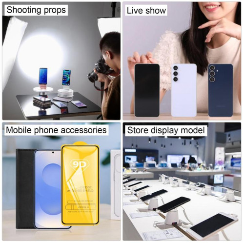 Écran noir pour Samsung Galaxy S25 FE 5G, modèle factice et non fonctionnel (bleu) SH783L1078-07