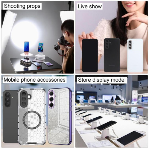 Écran noir pour Samsung Galaxy A56, modèle factice non fonctionnel (rose) SH813F625-07