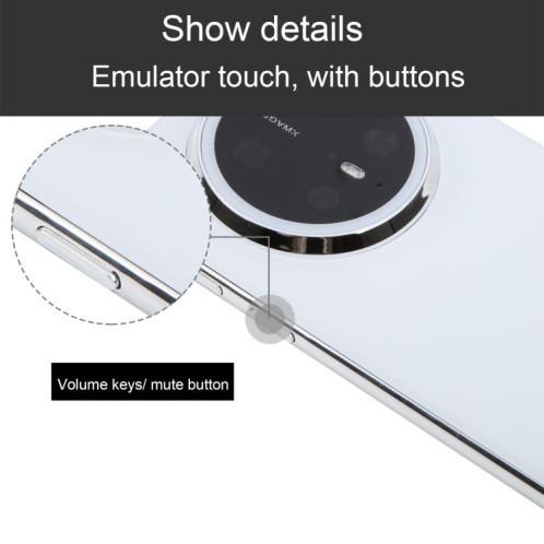 Pour Huawei Mate 70 Pro Écran noir Modèle d'affichage factice non fonctionnel (blanc) SH815R1943-07