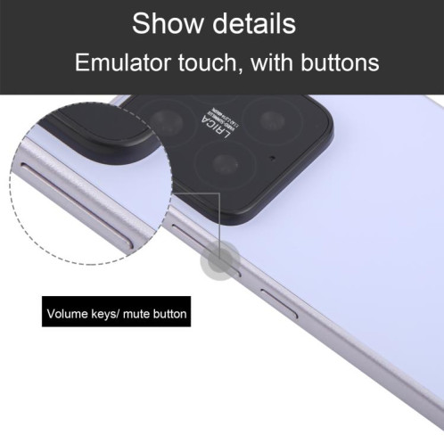 Pour Xiaomi 15, écran noir, faux modèle d'affichage factice non fonctionnel (violet) SH818P304-07