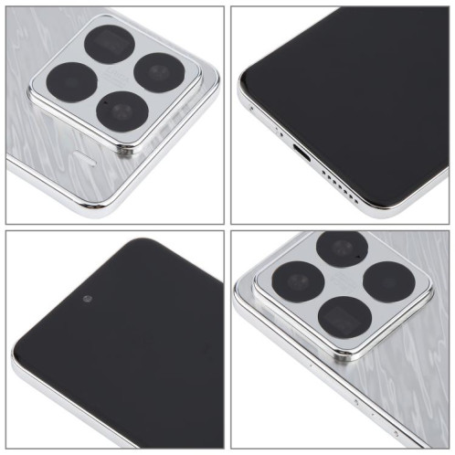 Pour Xiaomi 15 Pro Écran noir Faux modèle d'affichage factice non fonctionnel (argent) SH819S1642-07