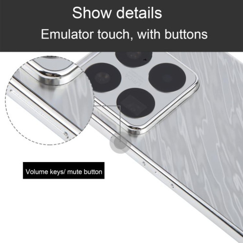 Pour Xiaomi 15 Pro Écran noir Faux modèle d'affichage factice non fonctionnel (argent) SH819S1642-07