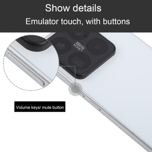 Pour Xiaomi 15 Pro, écran noir, faux modèle d'affichage factice non fonctionnel (blanc) SH819W1341-07