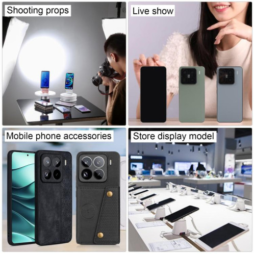 Pour Xiaomi 15 Pro, écran noir, faux modèle d'affichage factice non fonctionnel (vert cèdre) SH19EN895-07
