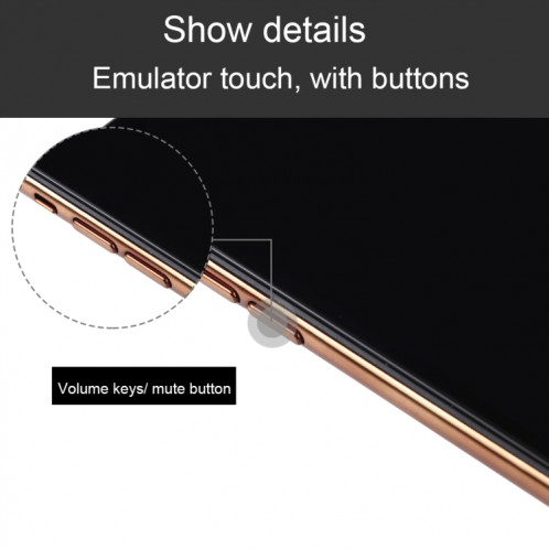 Modèle factice écran noir pour iPhone 11 Pro (5.8 pouces) (Or rose) SH42RG1948-07