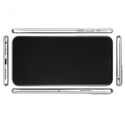 Modèle d'écran factice avec faux écran noir pour iPhone XI (5,8 pouces) (Blanc) SH842W1897-07