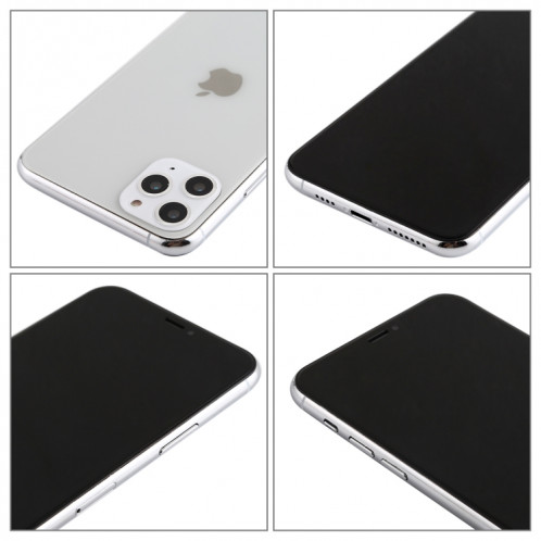 Modèle d'écran factice avec faux écran noir pour iPhone XI (5,8 pouces) (Blanc) SH842W1897-07