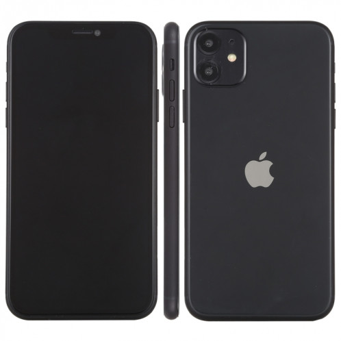 Modèle d'écran factice avec faux écran noir pour iPhone XIR (6.1 pouces) (Noir) SH843B1598-07