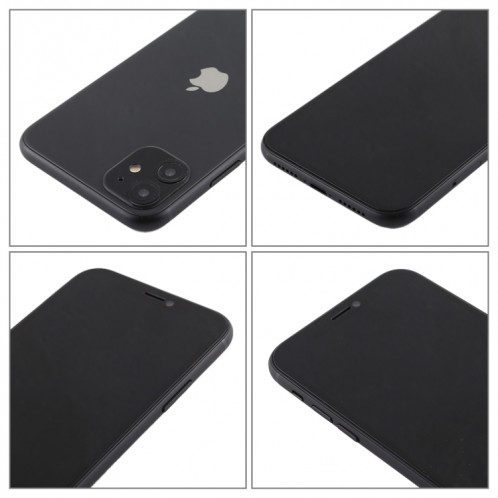 Modèle d'écran factice avec faux écran noir pour iPhone XIR (6.1 pouces) (Noir) SH843B1598-07