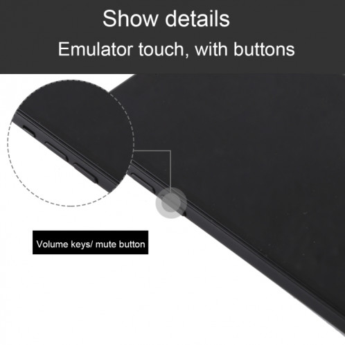 Modèle d'écran factice avec faux écran noir pour iPhone XIR (6.1 pouces) (Noir) SH843B1598-07