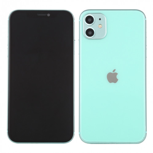 Modèle d'affichage factice factice non-écran noir pour iPhone 11 (vert) SH843G820-07