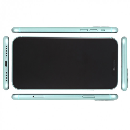 Modèle d'affichage factice factice non-écran noir pour iPhone 11 (vert) SH843G820-07