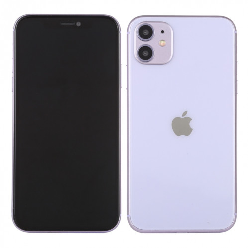 Modèle d'affichage factice factice non-écran noir pour iPhone 11 (violet) SH843P1539-07