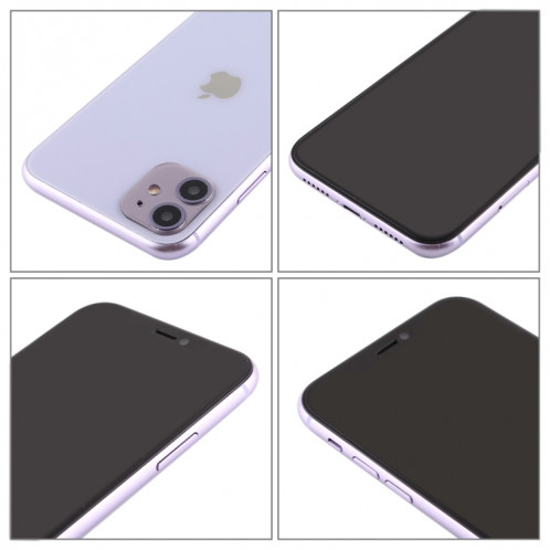 Modèle d'affichage factice factice non-écran noir pour iPhone 11 (violet) SH843P1539-07
