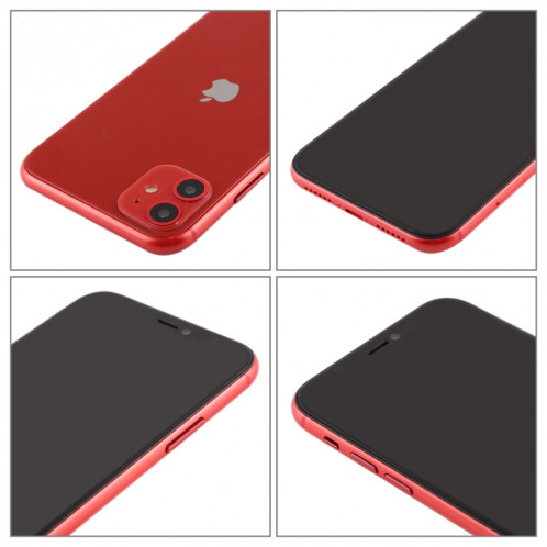 Modèle d'affichage factice factice non fonctionnel pour écran noir pour iPhone 11 (rouge) SH843R1792-07