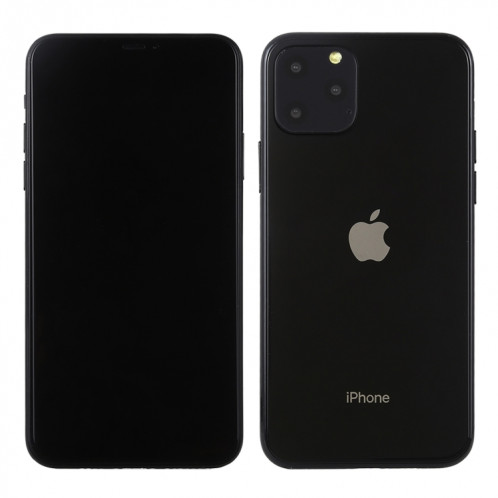 Modèle d'écran factice avec faux écran noir pour iPhone XI Max (6.5 pouces) (Noir) SH844B1972-07