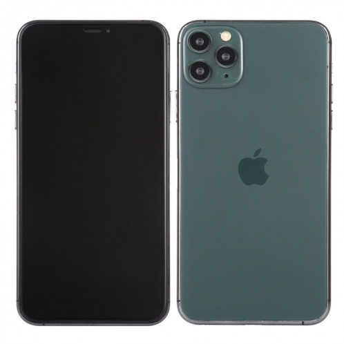 Modèle d'affichage factice factice non fonctionnel pour écran noir pour iPhone 11 Pro Max (vert) SH844G542-07