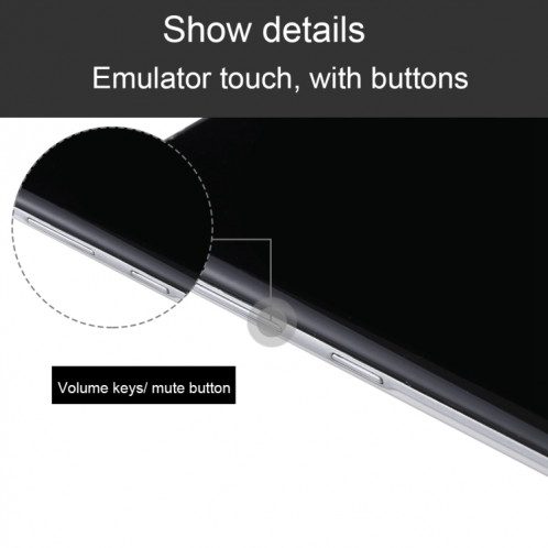 Modèle d'affichage factice factice non-écran noir pour Galaxy Note 10 (blanc) SH848W1580-06
