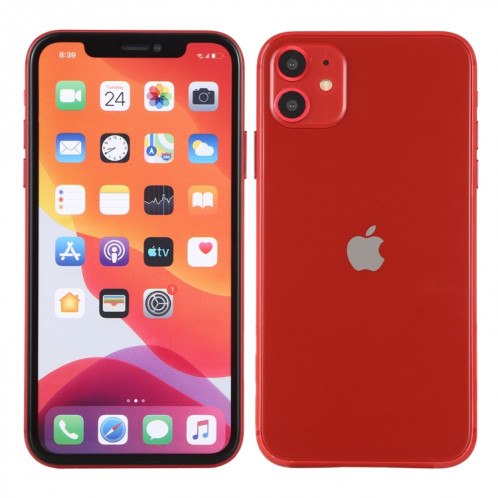 Modèle d'affichage factice factice d'écran non-couleur pour iPhone 11 (rouge) SH852R243-07