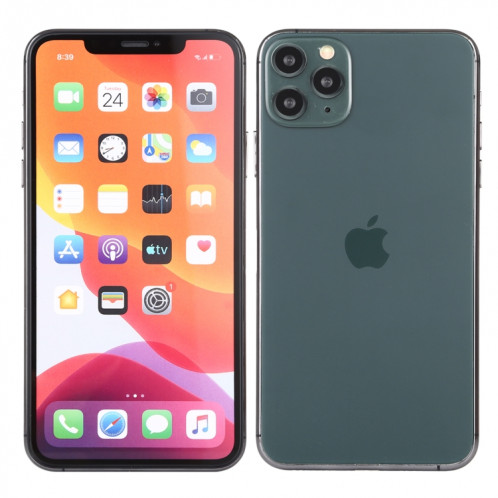 Modèle d'affichage factice factice d'écran non-couleur pour iPhone 11 Pro (vert) SH854G1558-07