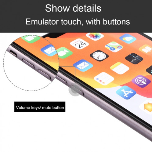 Modèle d'affichage factice factice d'écran non-couleur pour iPhone 11 Pro (Gris) SH854H1224-07