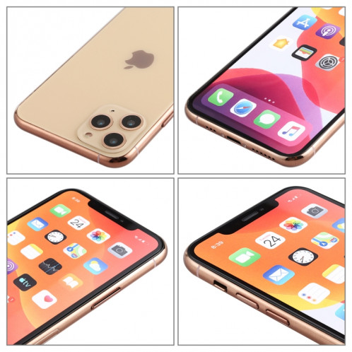 Modèle d'affichage factice factice d'écran non-couleur pour iPhone 11 Pro (or) SH854J1860-07