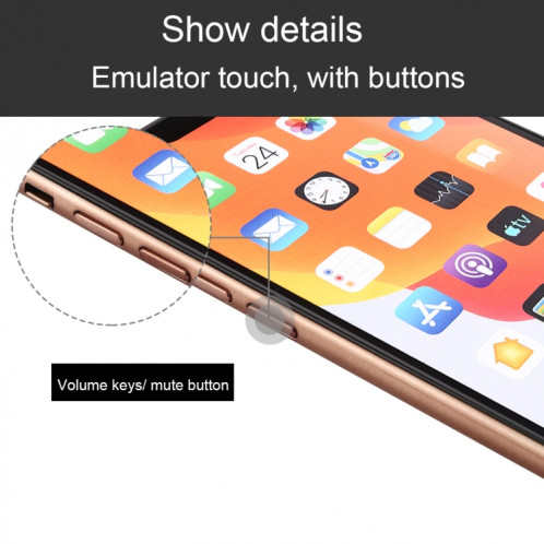 Modèle d'affichage factice factice d'écran non-couleur pour iPhone 11 Pro (or) SH854J1860-07