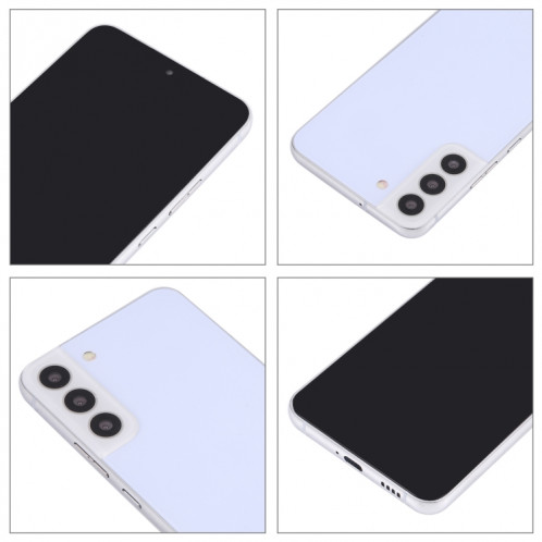 Pour Samsung Galaxy S22 5G écran noir faux modèle d'affichage factice non fonctionnel (blanc) SH856W101-06