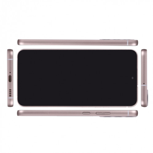 Pour Samsung Galaxy S22+ 5G écran noir faux modèle d'affichage factice non fonctionnel (or rose) SH57RG1605-06