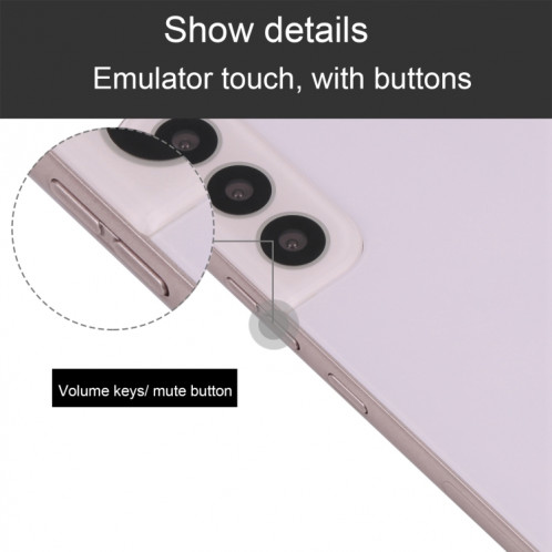 Pour Samsung Galaxy S22+ 5G écran noir faux modèle d'affichage factice non fonctionnel (or rose) SH57RG1605-06