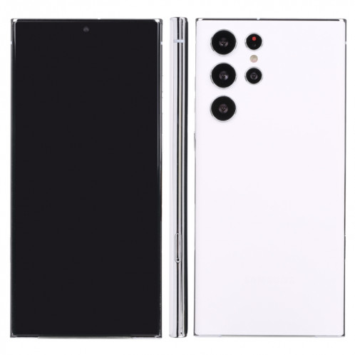 Pour Samsung Galaxy S22 Ultra 5G écran noir faux modèle d'affichage factice non fonctionnel (blanc) SH858W1177-06