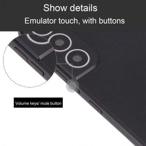 Pour Samsung Galaxy S22 5G écran couleur faux modèle d'affichage factice non fonctionnel (noir) SH859B178-06