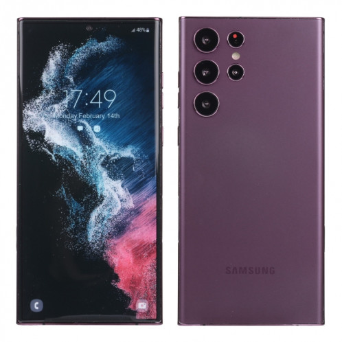 Pour Samsung Galaxy S22 Ultra 5G écran couleur faux modèle d'affichage factice non fonctionnel (violet) SH861P427-06