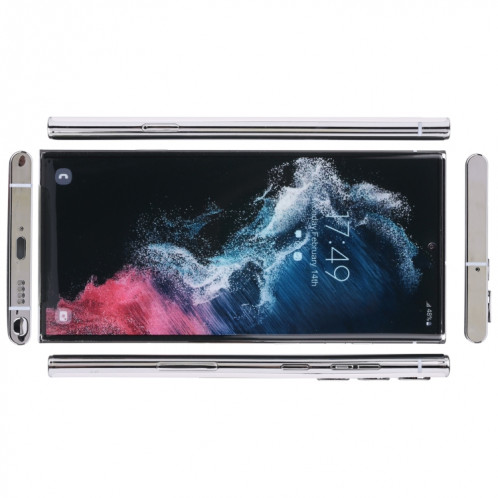 Pour Samsung Galaxy S22 Ultra 5G écran couleur faux modèle d'affichage factice non fonctionnel (blanc) SH861W332-06