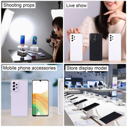 Pour Samsung Galaxy A33 5G écran noir faux modèle d'affichage factice non fonctionnel (blanc) SH862W582-06
