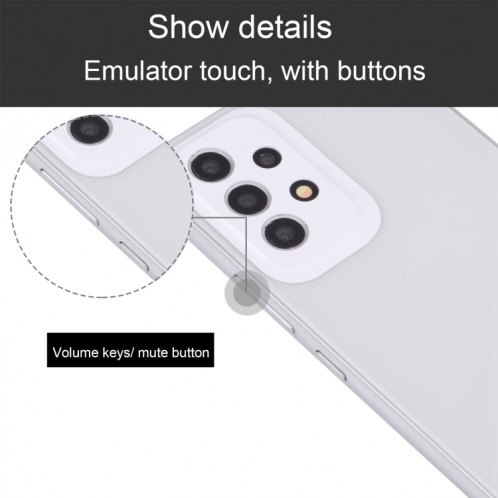 Pour Samsung Galaxy A53 5G écran noir faux modèle d'affichage factice non fonctionnel (blanc) SH863W1807-06