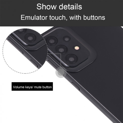 Pour Samsung Galaxy A73 5G écran noir faux modèle d'affichage factice non fonctionnel (noir) SH864B1204-06